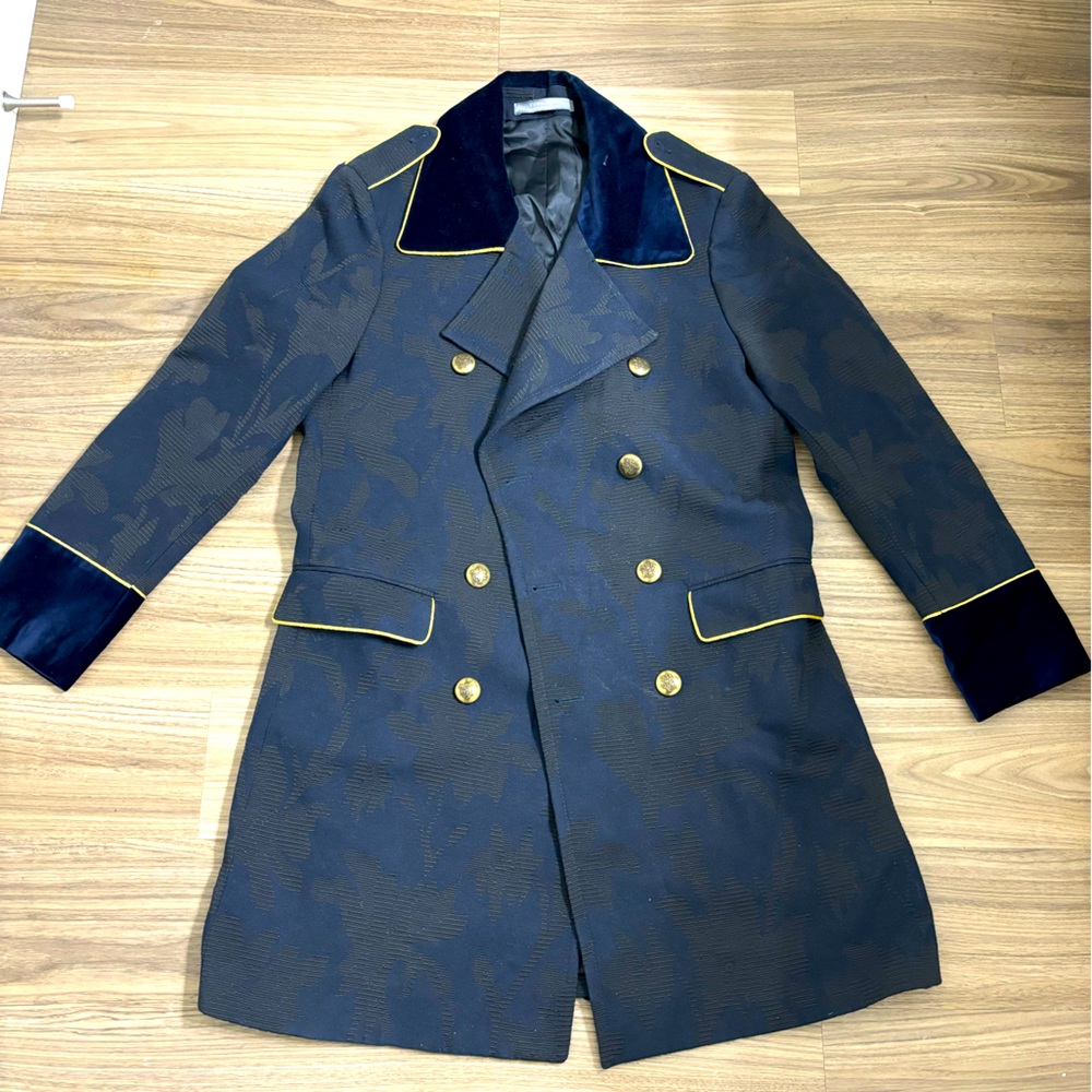 Zara Men’s  Navy Style Trench Coat